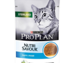 Pro Plan Nutri Savour Sterilised влажный корм для стерилизованных кошек, паштет, Треска, 85 г