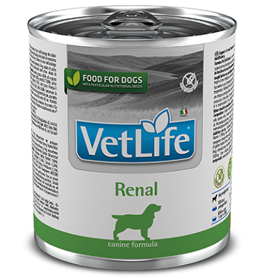 Farmina Vet Life Renal влажный корм для собак при заболеваниях почек 300г