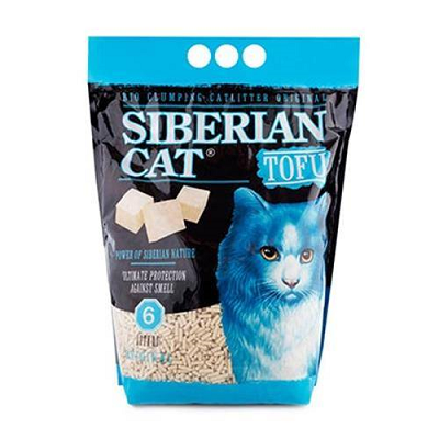 Siberian Cat Tofu Original наполнитель для кошачьего туалета, комкующийся, 12л