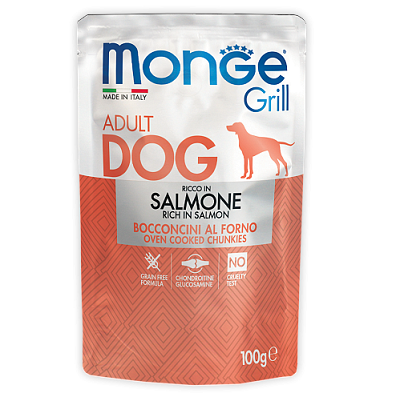 Monge Grill Dog Adult влажный корм для собак Лосось, 100г