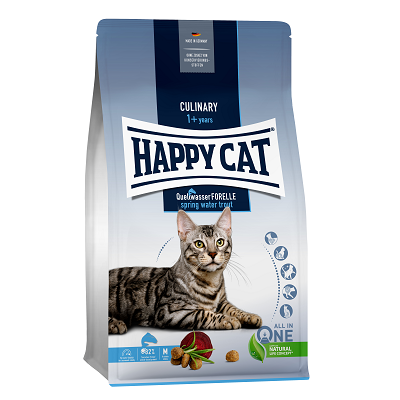 Happy Cat сухой корм для взрослых кошек, Форель, 300г