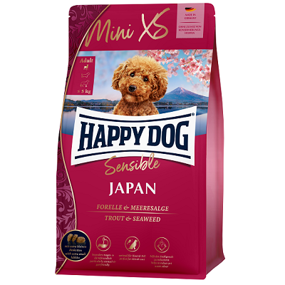 Happy Dog Japan XS сухой корм для собак мини пород с Форелью, 300г