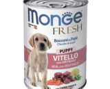 Monge Fresh Puppy влажный корм для щенков, "Мясной рулет" Телятина с Овощами 400г