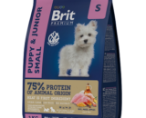 Brit Premium сухой корм для щенков и юниоров мелких пород, Курица 1кг