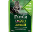 Monge BWild Cat Sterilised беззерновой влажный корм для стерилизованных кошек, Кабан 85г