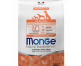 MONGE Puppy Monoprotein сухой корм для щенков и юниоров всех пород, Лосось с Рисом 2.5кг