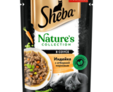 Sheba влажный корм для кошек Nature's Collection с индейкой и морковью, 75г