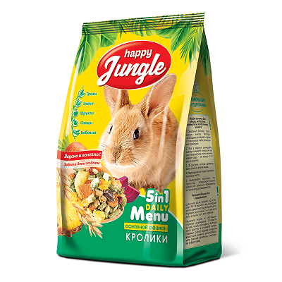 Happy Jungle корм основной для Кроликов 400г