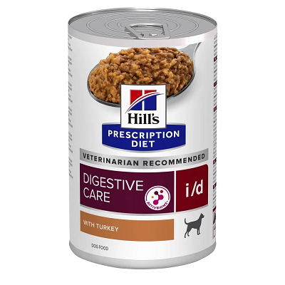 Hill`s Prescription Diet I/D Digestive Care влажный корм для собак при заболеваниях ЖКТ, Индейка 360г