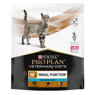 Pro Plan Veterinary Diets NF Advaned Care сухой корм для кошек при поздней стадии почечной недостаточности 350г