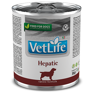 Farmina Vet Life Hepatic влажный корм для собак при заболеваниях печени 300г