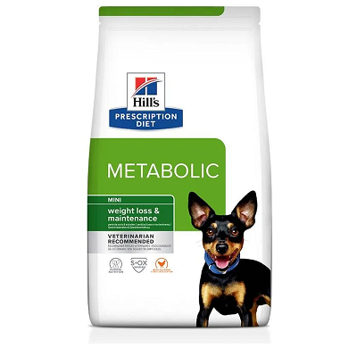 Hills Prescription Diet Metabolic Mini сухой корм для собак мелких пород, от избыточного веса, Курица, 1 кг