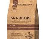 GRANDORF Duck & Turkey сухой корм для собак средних и крупных пород Утка и Индейка 10 кг