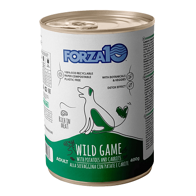 Forza10 влажный корм для собак Дичь, Картофель, Морковь 400г