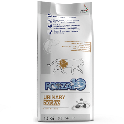 Forza10 Urinary сухой корм для кошек при мочекаменной болезни 1,5кг