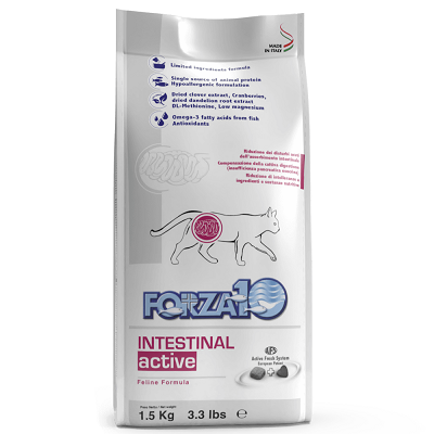 Forza10 Intestinal сухой корм для кошек при заболеваниях ЖКТ 1,5кг