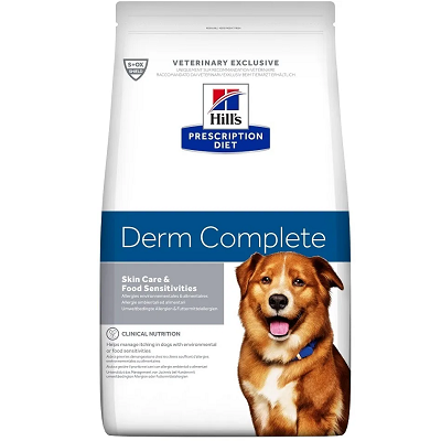 Hills Prescription Diet Derm Complete сухой корм для собак, гипоаллергенный, 1,5 кг