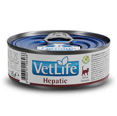 Farmina Vet Life Hepatic влажный корм для кошек для профилактики и лечения печени, 85г