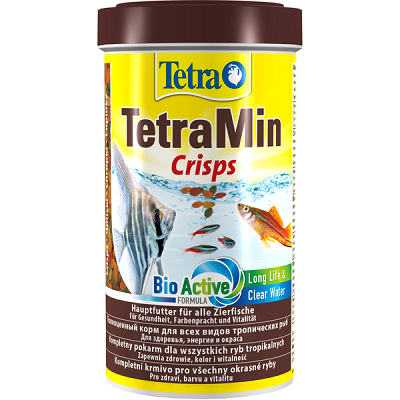 Tetra Min Crisps корм в чипсах для всех видов рыб, 250мл, 55г