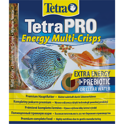 Tetra Pro Energy Multi-Crisps корм в чипсах для всех видов декоративных рыб, 12г