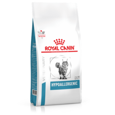 ROYAL CANIN VETERINARY Hypoallergenic сухой корм для кошек, гипоаллергенный, 500г