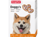 Beaphar Doggy`s Mix Taurin, Protein, Biotin, Liver кормовая добавка для собак, 180 шт