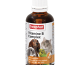 Beaphar Vitamine B Complex кормовая добавка для кошек, собак, грызунов и птиц, Комплекс витаминов В1, В2, В5, В6, В12, 50 мл