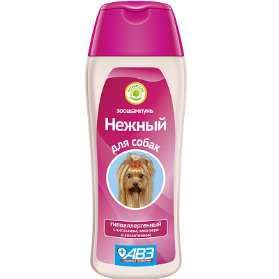 АВЗ Нежный гипоаллергенный шампунь для собак, 270мл