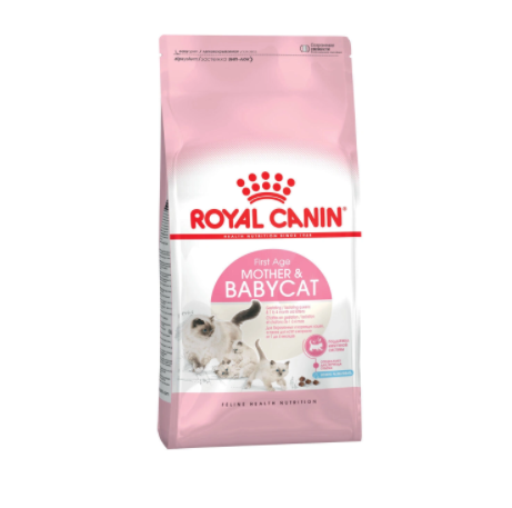 ROYAL CANIN Mother & Babycat сухой корм для кормящих кошек и котят до 4-х месяцев, 400 г