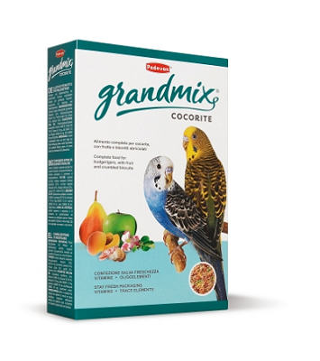 Padovan GrandMix Cocorite корм для волнистых попугаев, 400г