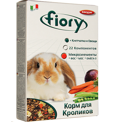 Fiory Caraote корм для кроликов 850г