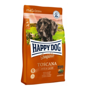Happy Dog Sensible Toscana сухой корм для собак Утка-Лосось, 4 кг
