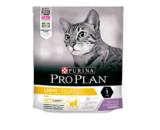 Pro Plan Light Adult сухой корм для кошек с избыточным весом, Индейка, 400 г