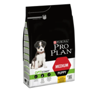 Pro Plan Medium Puppy сухой корм для щенков средних пород собак Курица, 3 кг