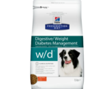 Hills Prescription Diet w/d Digestive Weight Diabetes Management сухой корм для собак больных диабетом, 1,5 кг