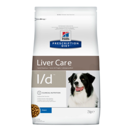 Hills Prescription Diet l/d Live Care сухой корм для собак, профилактика и лечение печени, 2 кг