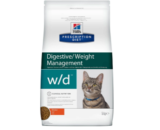 Hills Prescription Diet w/d Digestive Weight Management сухой корм для кошек больных диабетом, 1,5 кг