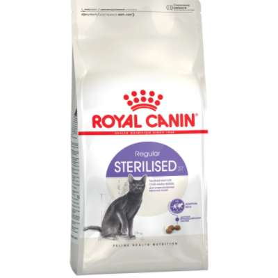 ROYAL CANIN Sterilised 37 сухой корм для стерилизованных кошек до 7 лет, 2 кг