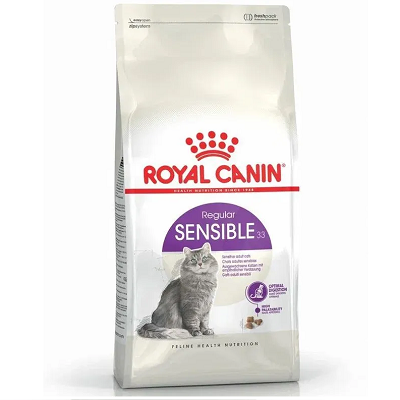 ROYAL CANIN Sensible 33 сухой корм для кошек с чувствительным пищевареним, 400г