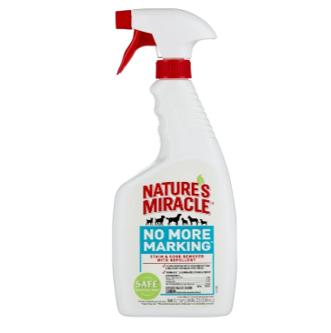 Natures Miracle No More Marking уничтожитель пятен и запахов против повторных меток, для собак и кошек, 709 мл