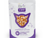 Brit Care влажный корм для котят Курица, Сыр в соусе 80г