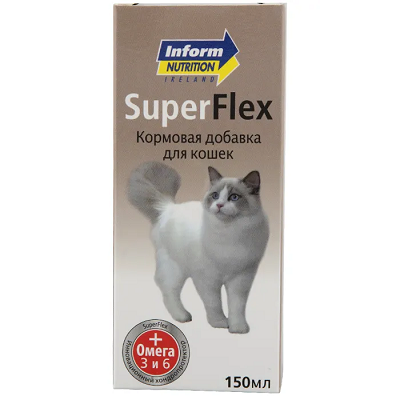 Super Flex кормовая добавка для кошек для Поддержания Суставов, 200мл