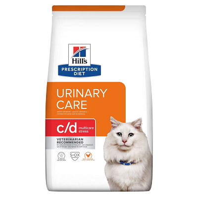 Hills Prescription Diet c/d Urinary Stress сухой корм для кошек, профилактика и лечение МКБ, Курица 400г