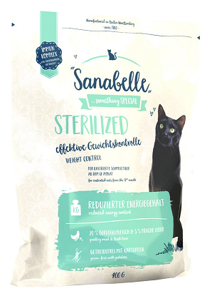 Sanabelle Sterilized сухой корм для стерилизованных кошек, 400 г