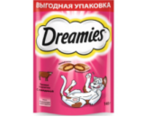 Dreamies Лакомые Подушечки, лакоство для кошек, Говядина, 140 г
