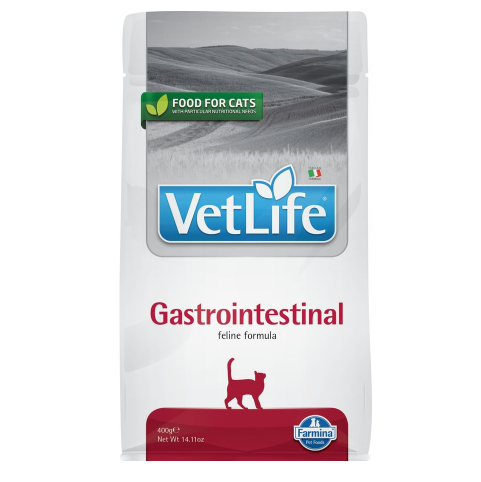 Farmina Vet Life Gastrointestinal сухой корм для кошек профилактика и лечение ЖКТ, 400 г