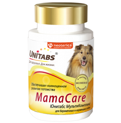 UNITABS Mama Care витамины для щенных и кормящих собак,100таб