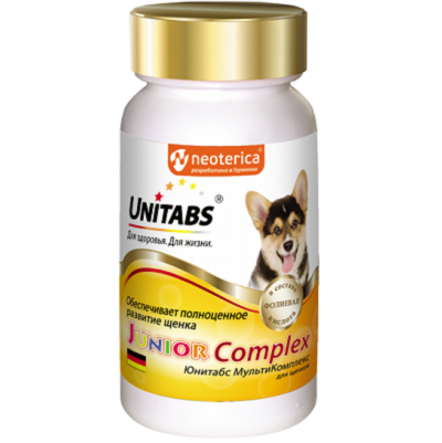 UNITABS Junor Complex витамины для щенков, 100таб