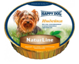 Happy Dog NaturLine влажный корм для собак, Индейка, паштет, 85 г