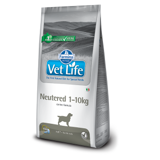 Farmina Vet Life Neutered 1-10 kg сухой корм для стерилизованных собак, 2 кг